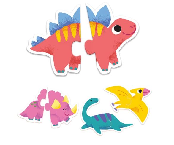 Puzzle Duo Dinosaurier - Bild 2