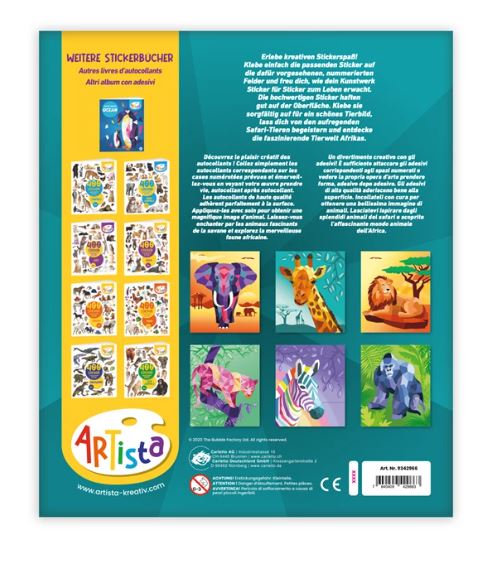 Sticker Painting Buch Safari - Bild 2