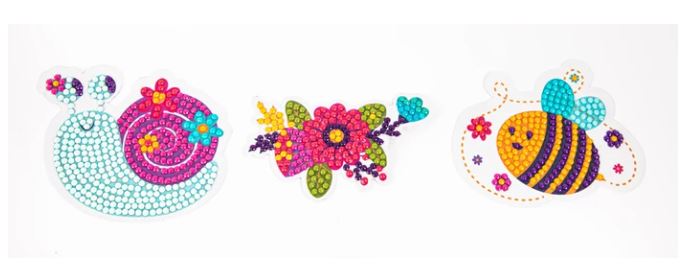 Diamond Painting Sticker Garten-Freunde - Bild 2