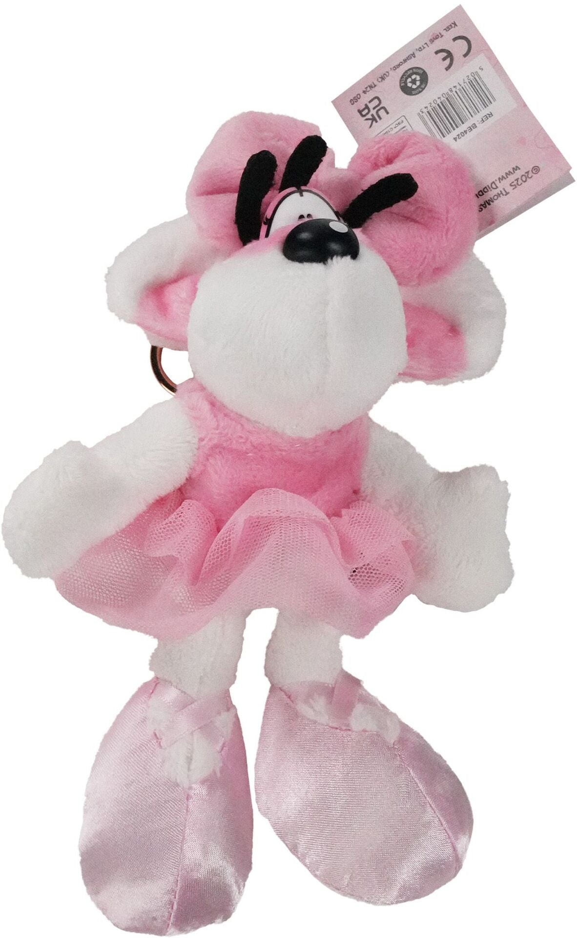 Schlüsselanhänger Plüsch Diddlina Ballerina 15cm - Bild 2