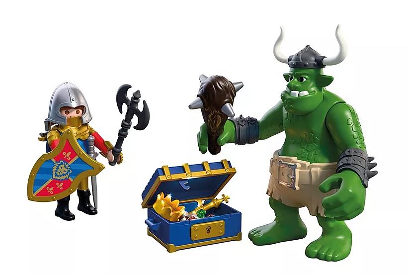 PLAYMOBIL Knights Troll mit Löwenritterschatz 72116 - Bild 2