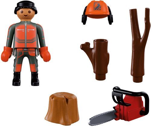 PLAYMOBIL Special Plus Waldarbeiter mit Kettensäge 72150 - Bild 2