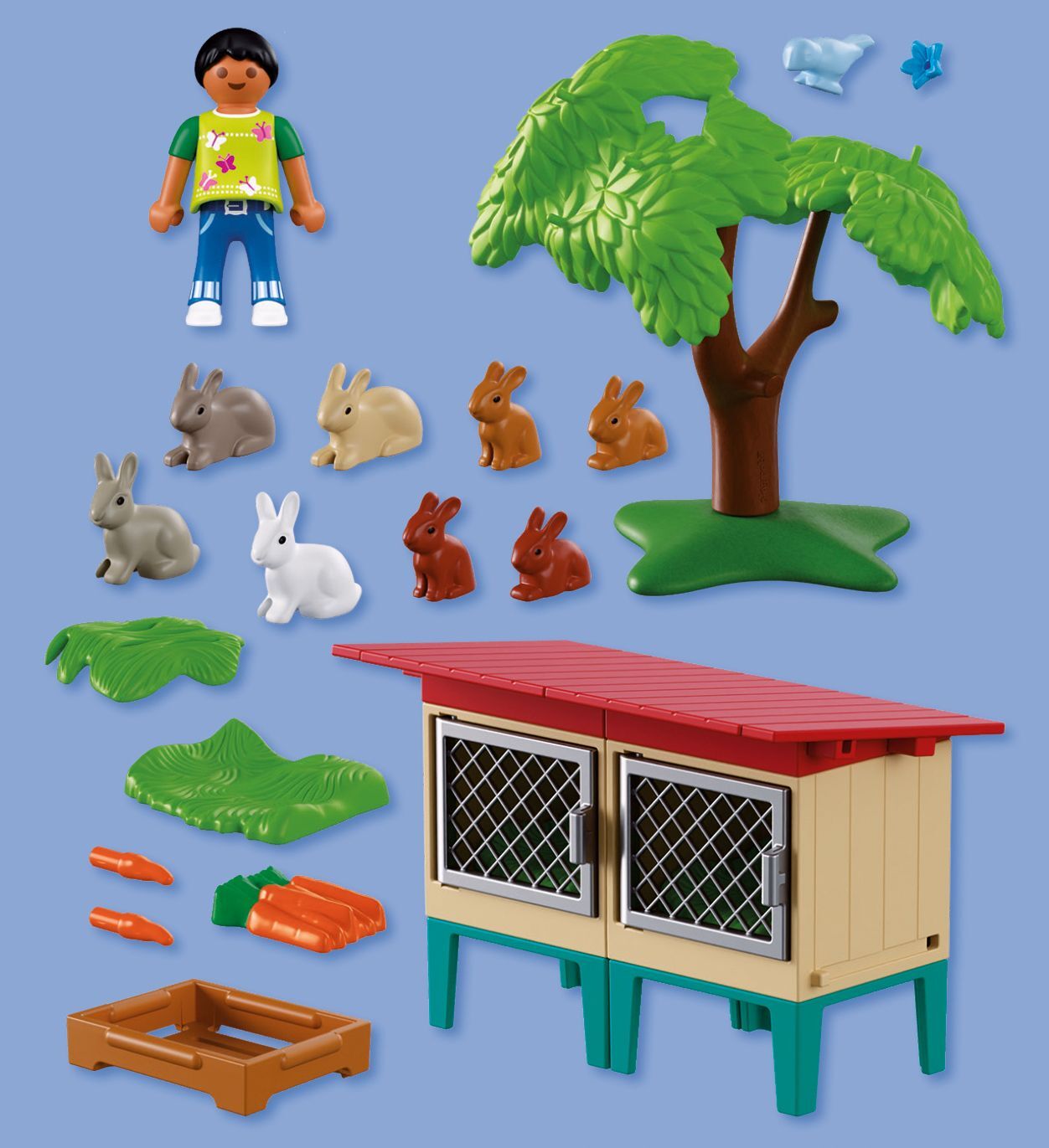 PLAYMOBIL Ländlicher Kaninchenstall 72170 - Bild 2