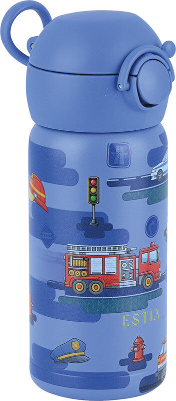 ESTIA Edelstahl Trinkflasche Kids City Heroes 3.5 dl - Bild 2