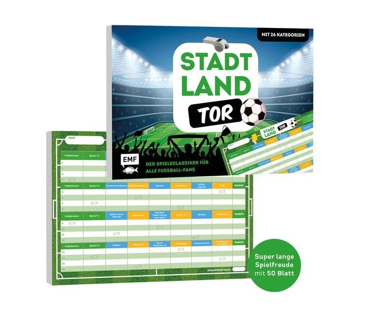 Stadt, Land, Tor - Der Spieleklassiker für alle Fussball-Fans - Bild 2