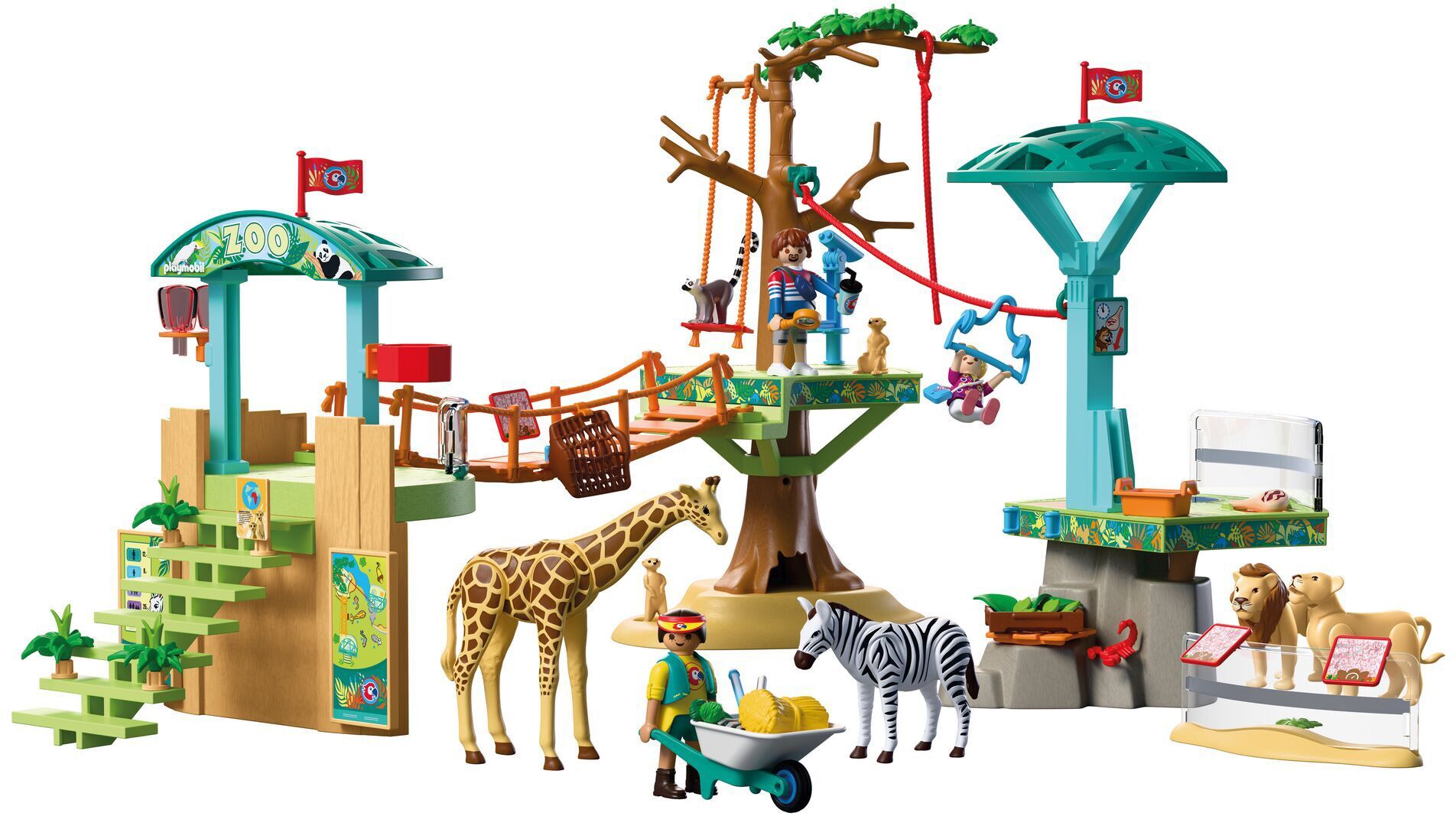 PLAYMOBIL Animals & Friends: Zoo: Wildnis-Kletterpark 72070 - Bild 2