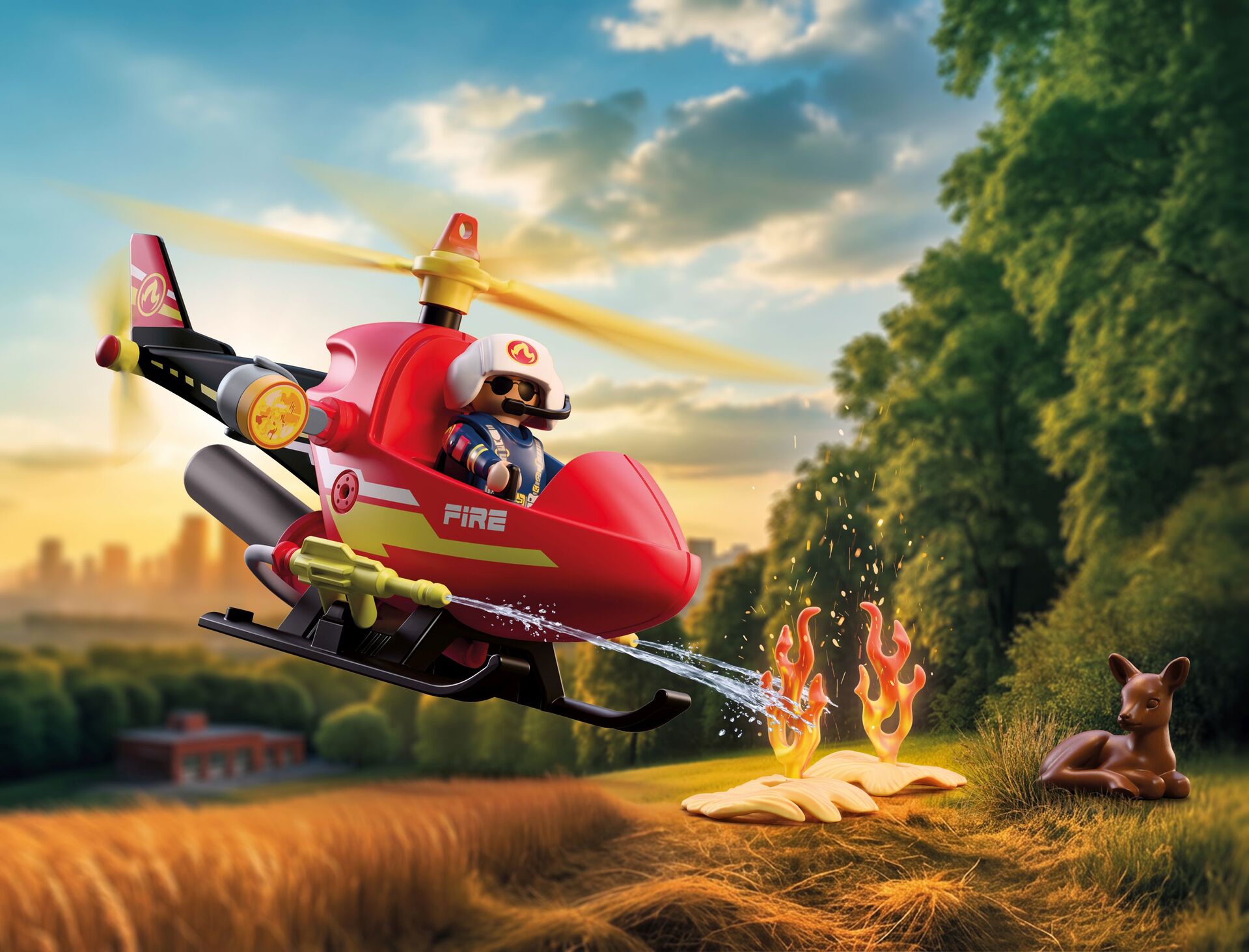 PLAYMOBIL City Action Feuerwehr-Helikopter 72196 - Bild 2