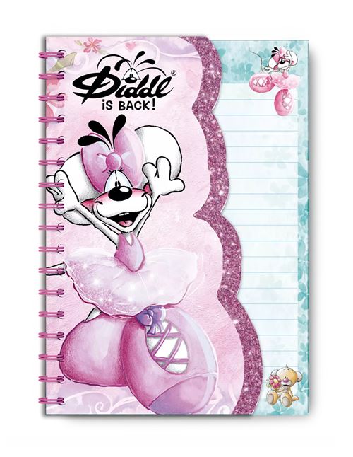 Diddl Notizbuch A6, lila - Bild 1