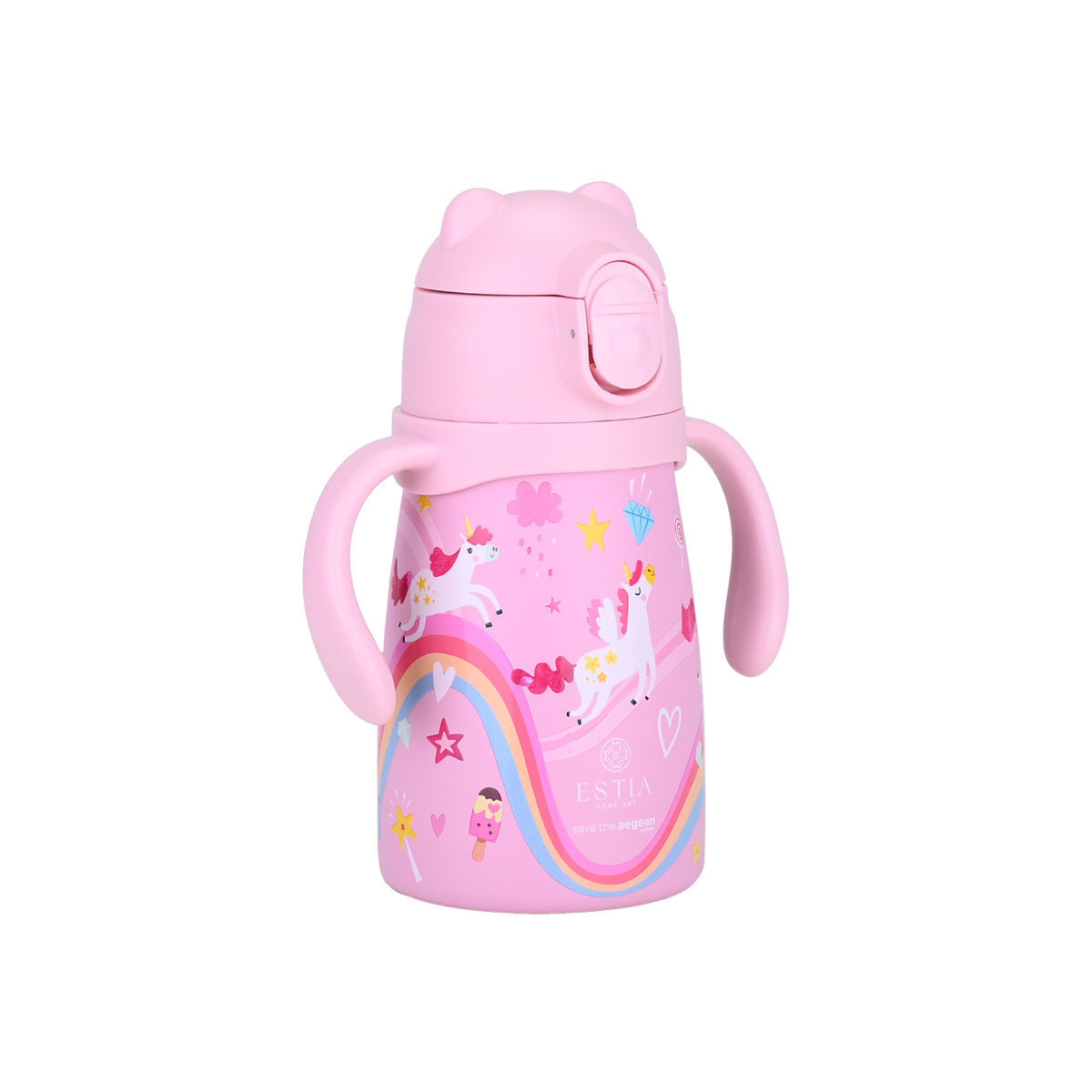 ESTIA Edelstahl Trinkflasche Kids Rainbow Dream 3 dl - Bild 2