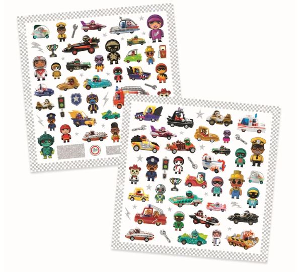 Sticker Metallic Crazy Motors - Bild 2