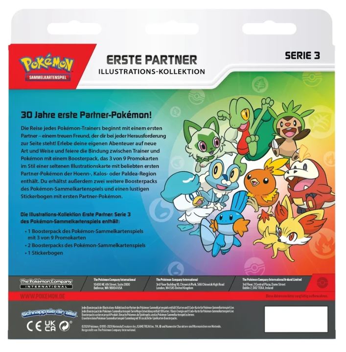 Pokémon Erste Partner Illustrations-Kollektion Serie 3 DE - Bild 2