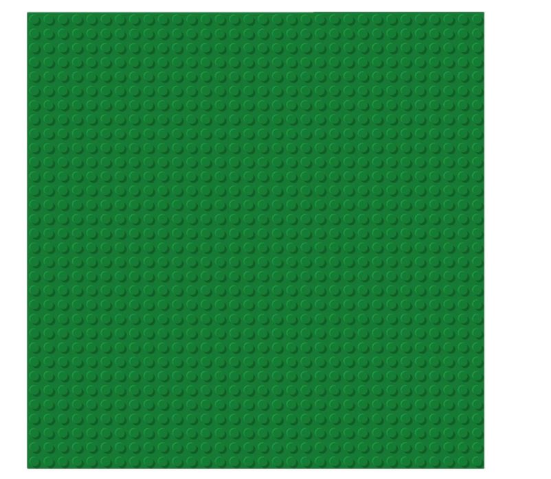 BRIXIES PLUS Bodenplatte 32x32 Basic grün - Bild 2