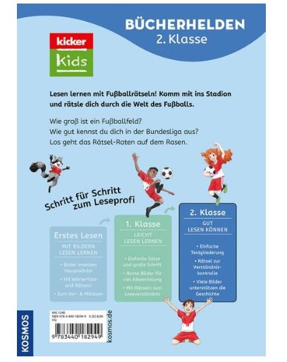 Kosmos kicker Kids, Lesen lernen mit Fussballrätseln - Bild 2