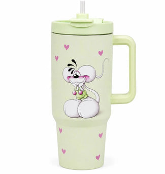 Diddl Thermobecher mit Strohhalm 1100 ml