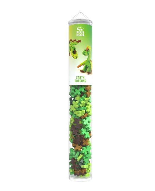 Plus Plus Tube Erd Drache 100 pcs - Bild 2
