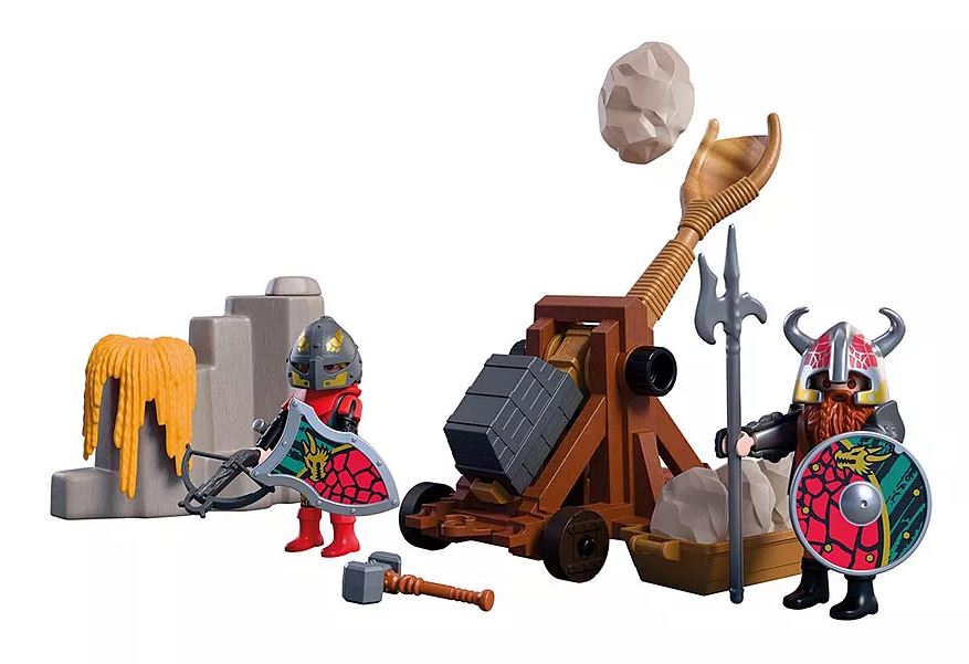 PLAYMOBIL Knights Steinkatapult Drachenritter 72117 - Bild 2