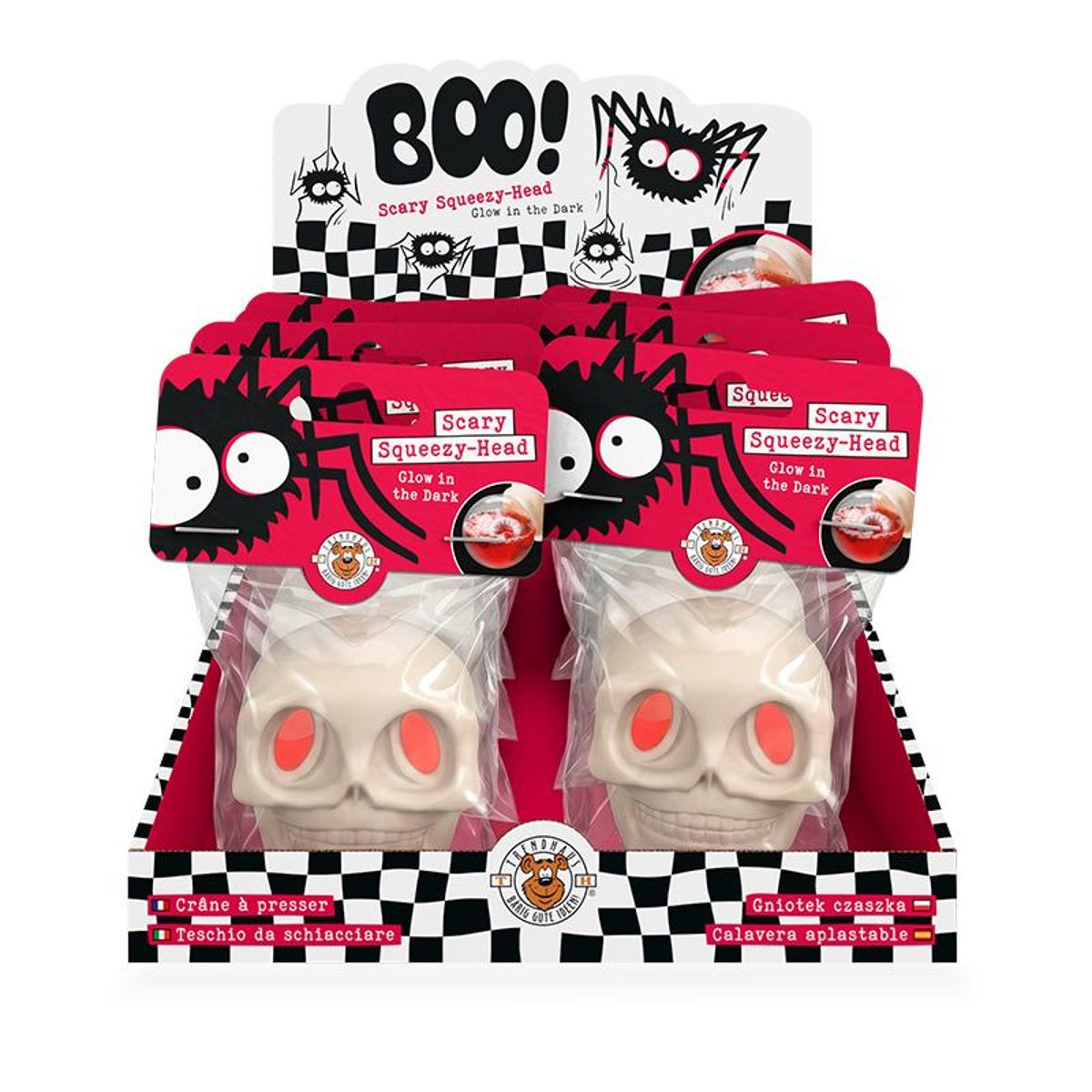 BOO Scary Squeezy-Head nachtleuchtend - Bild 2