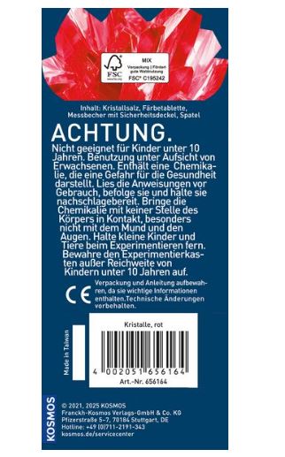 Kosmos rote Kristalle züchten – Experimentierset ab 10 Jahren - Bild 2