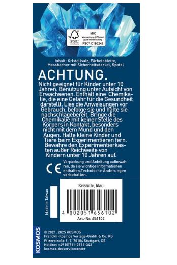Kosmos blaue Kristalle züchten – Experimentierset ab 10 Jahren - Bild 2