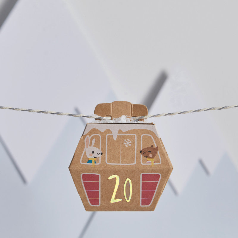 Folia Adventskalender Bastelset Village in the snow - Bild 6
