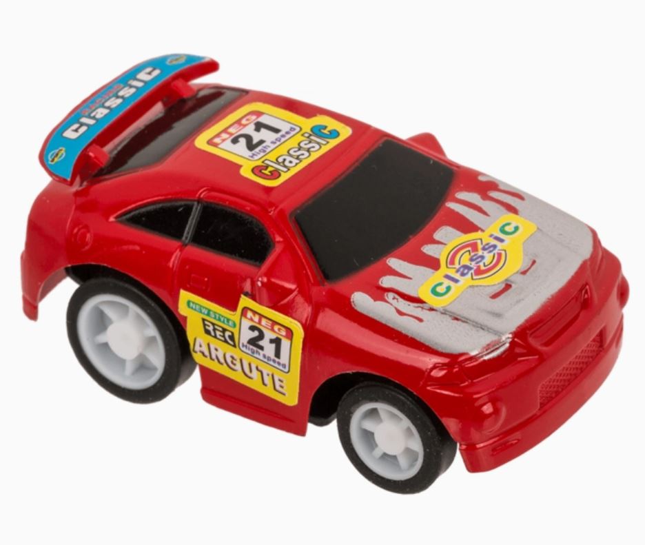 Rennwagen mit Rückziehmechanismus, ca. 5,5 x 4 cm - Bild 2
