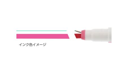 Sun-Star Ninipie Pen & Marker mit zwei Stiften auf einer Spitze Vivid Pink/ Mint Green - Bild 3