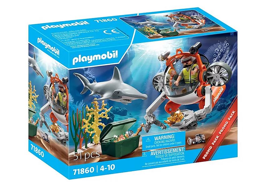 PLAYMOBIL Action Heroes Schatzsuche mit U-Boot 71860 - Bild 1