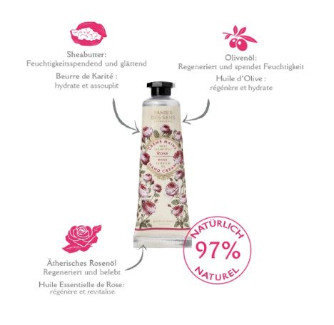 Rose Handcreme 30ml - Bild 2