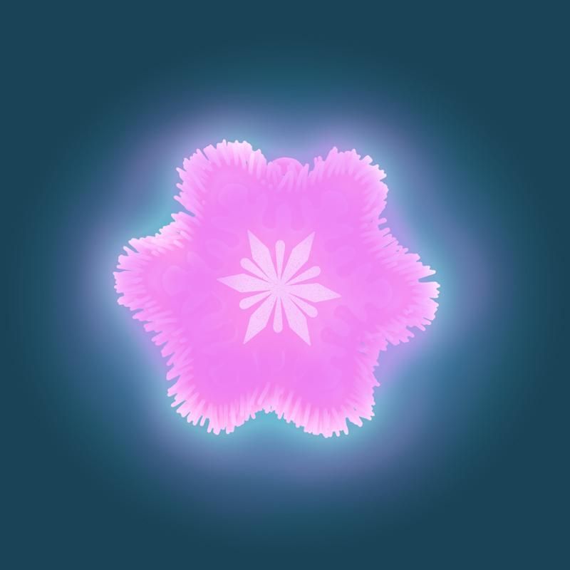 Magic Moments Fluffy- Schneeflocke Light-Up - Bild 2