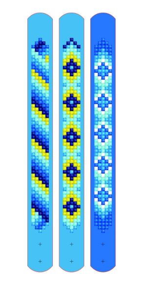 Diamond Painting Armbänder Blau - Bild 2
