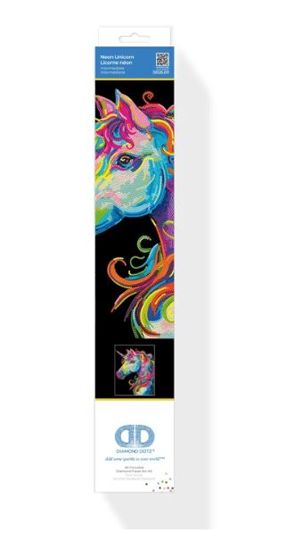 Diamond Painting Neon Einhorn - Bild 2