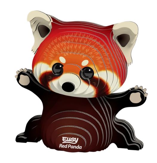 3D Bastelset Biber Roter Panda - Bild 2