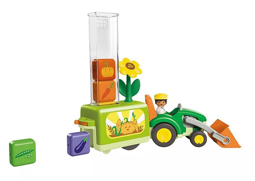 PLAYMOBIL JUNIOR: Traktor mit lustiger Pflanzmasch 71773 - Bild 2