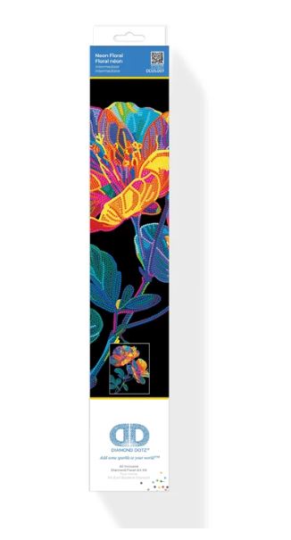 Diamond Painting Neon Blumen - Bild 2
