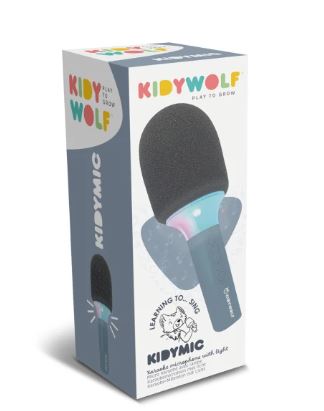 Mikrofon Bluetooth mit Licht blau - Bild 2