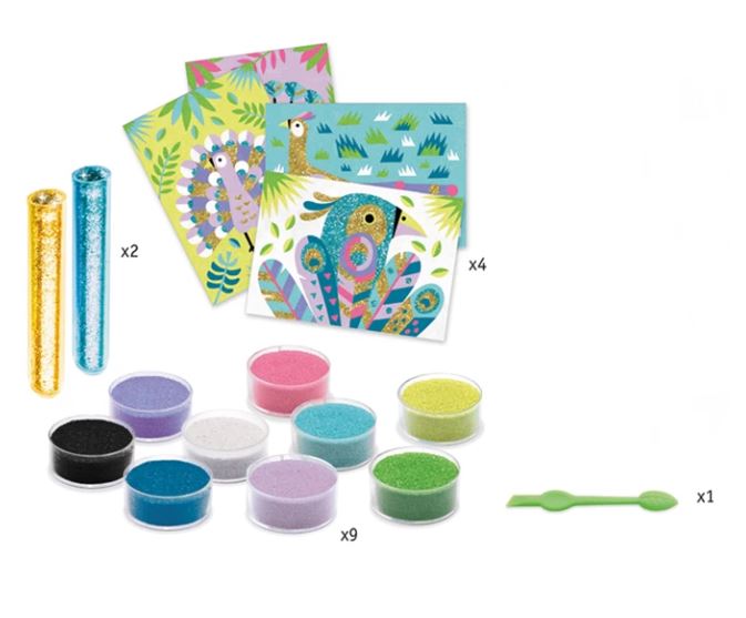 Djeco Sandbilder Bunte Vögel - Bild 2