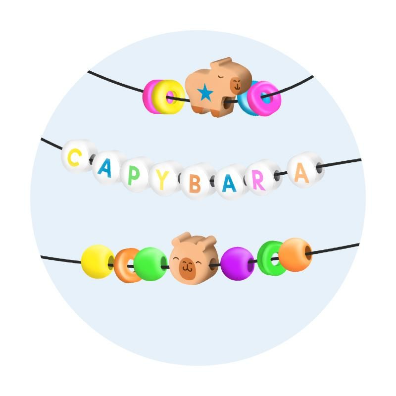 Kreativ- Schmuckset Capybara - Bild 2