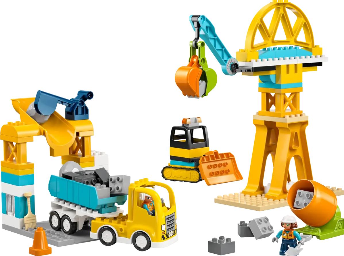 LEGO DUPLO Baustelle mit Baufahrzeugen 3-in-1-Set 10476 - Bild 1