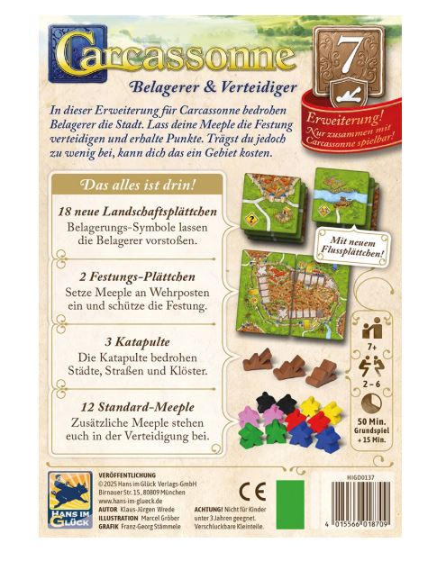 Carcassonne Belagerer & Verteidiger Erweiterung 7 - Bild 2
