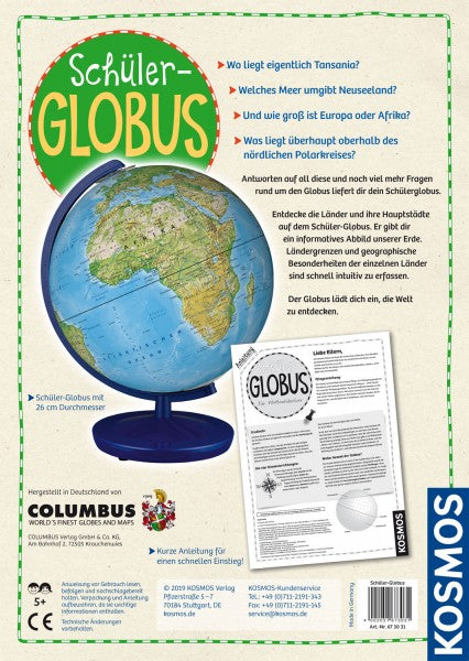 Schülerglobus von Kosmos - Bild 2