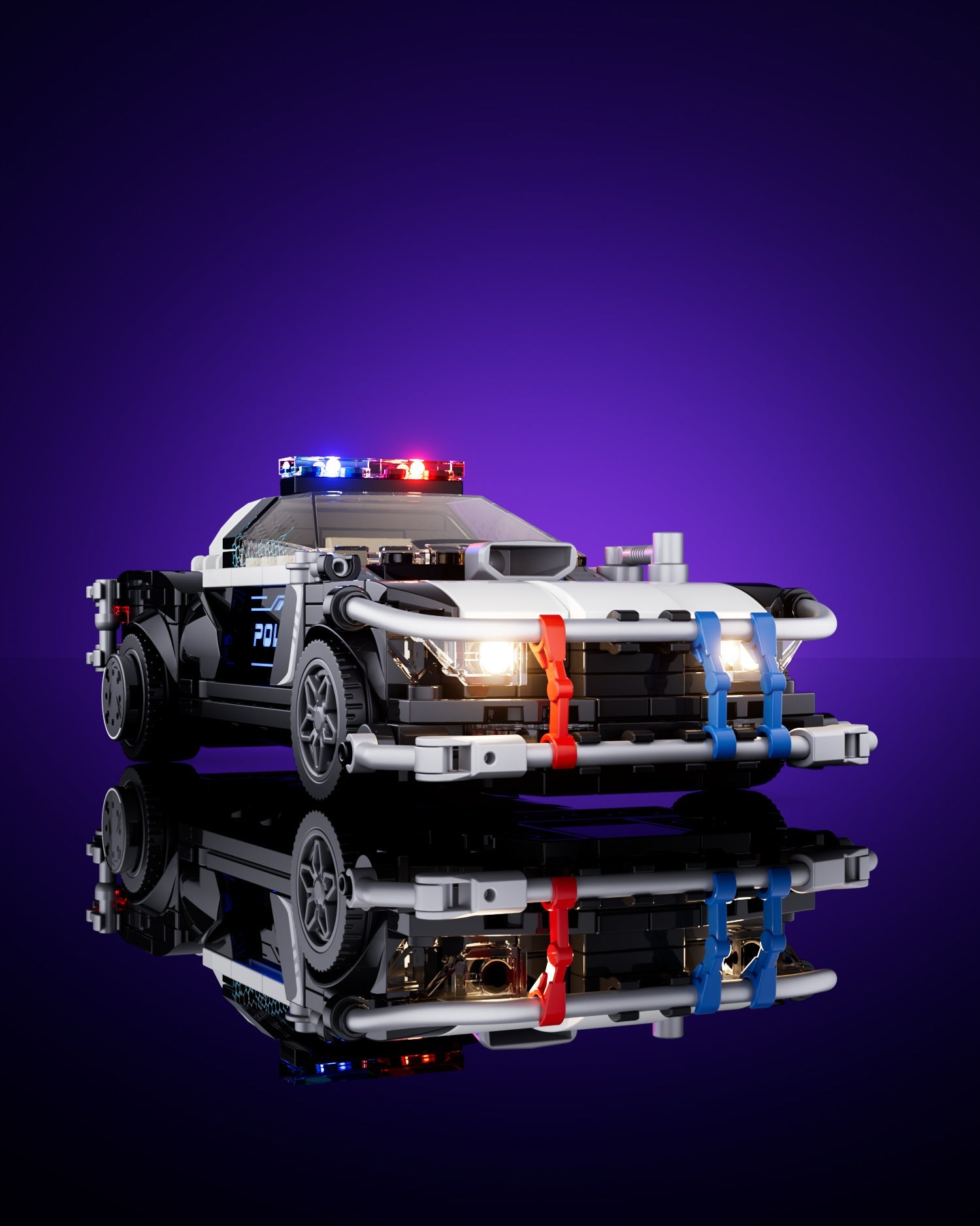 Lumibricks Cyberpunk Streifenwagen F9043 - Bild 3