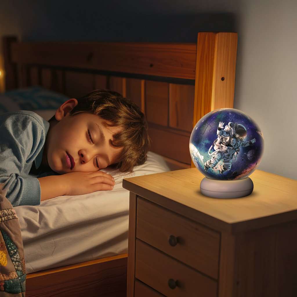 Puzzle 3D Ball 72 Teile: Nachtlicht Astronauten 08.058 - Bild 5