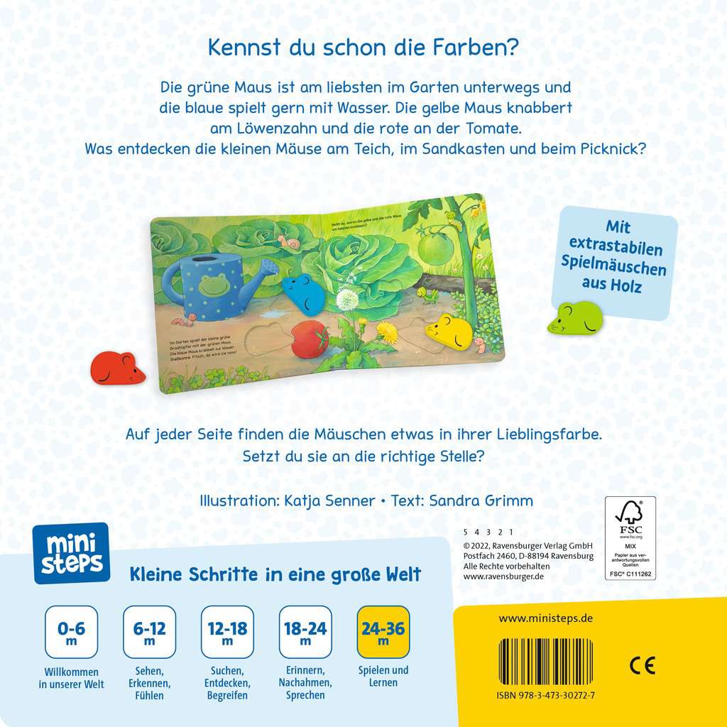 Ministeps Mein erstes Mäuschen Farbenbuch - Bild 2