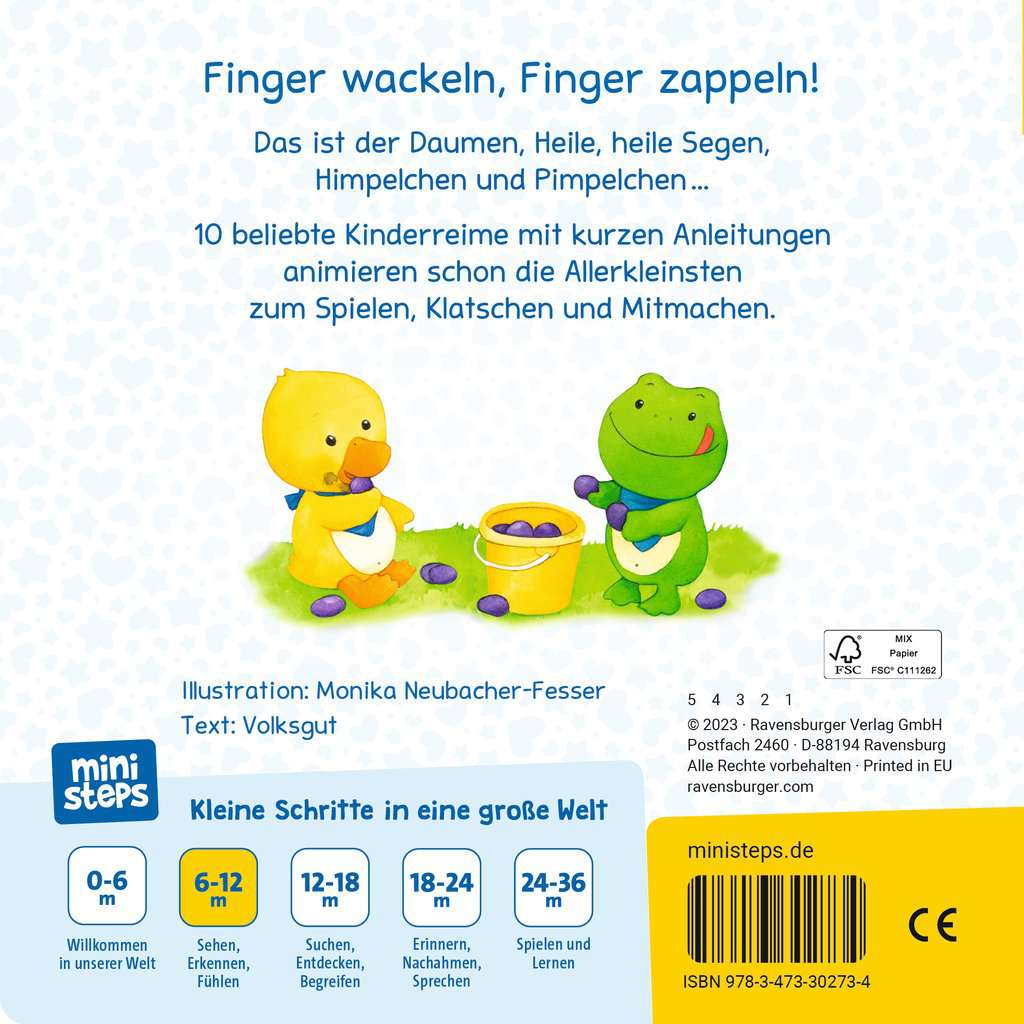 Ministeps Fingerspiele für Klitzekleine 30.273 - Bild 2