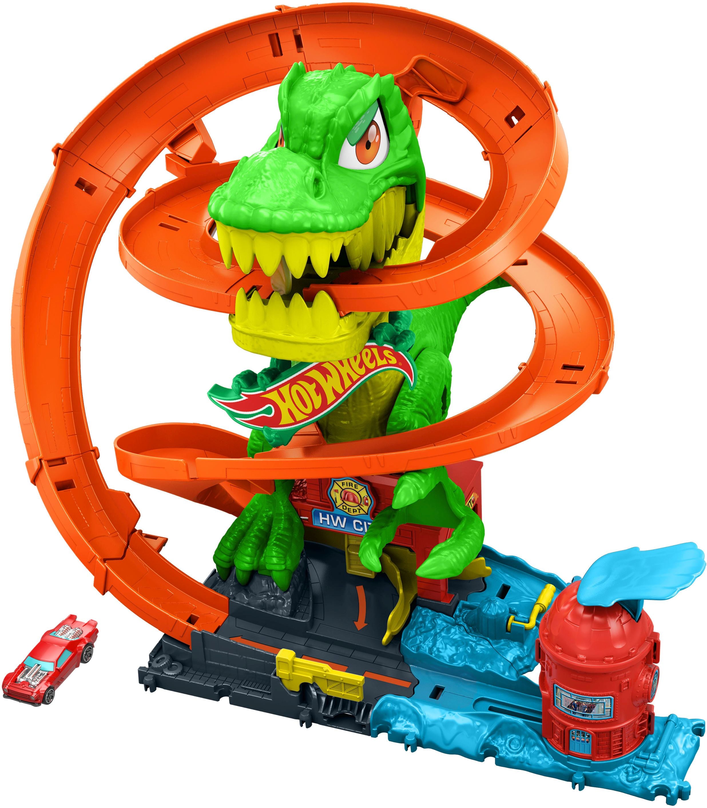 Hot Wheels City T-Rex vs Fire Station - Bild 2