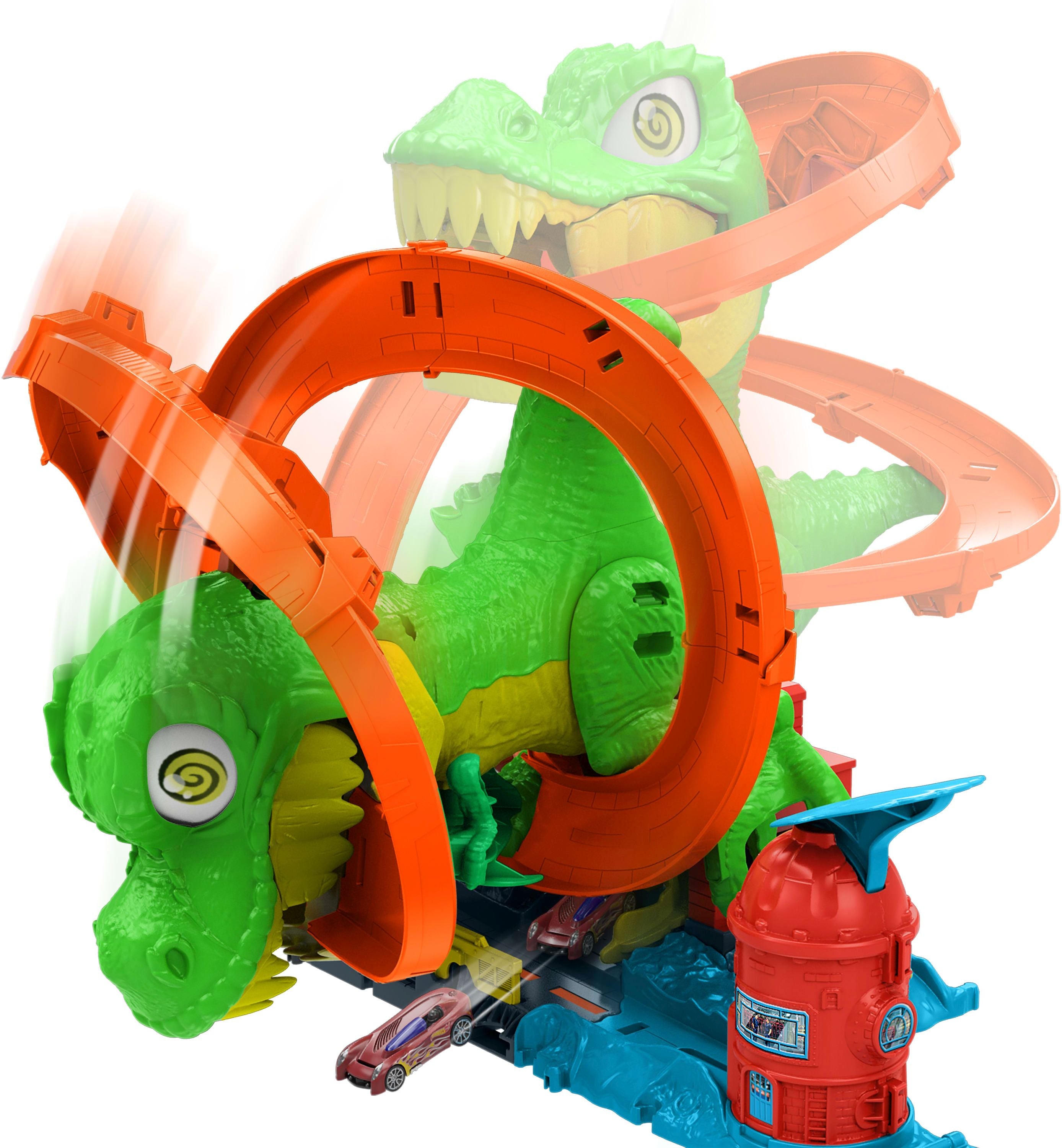 Hot Wheels City T-Rex vs Fire Station - Bild 4