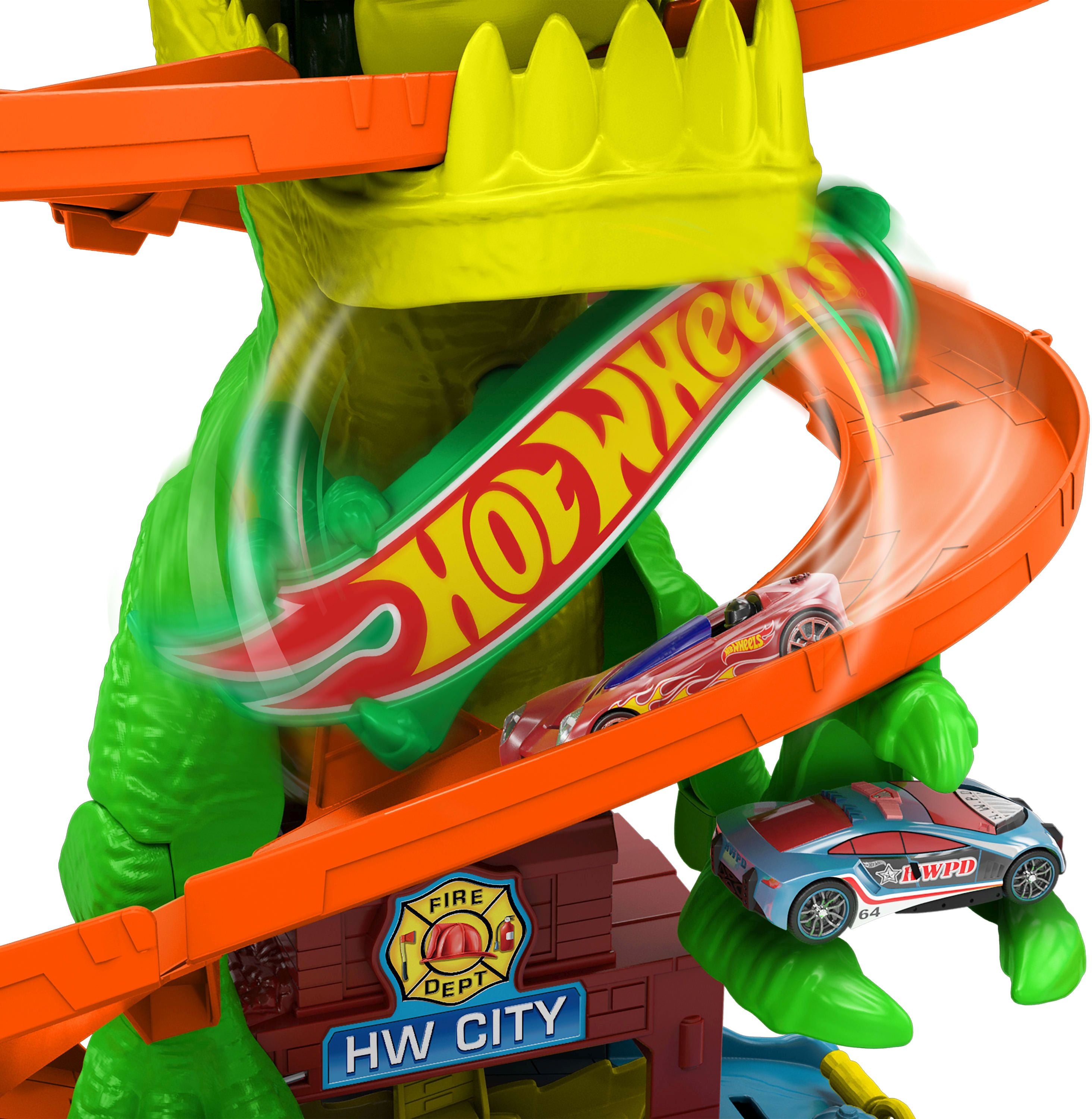 Hot Wheels City T-Rex vs Fire Station - Bild 7