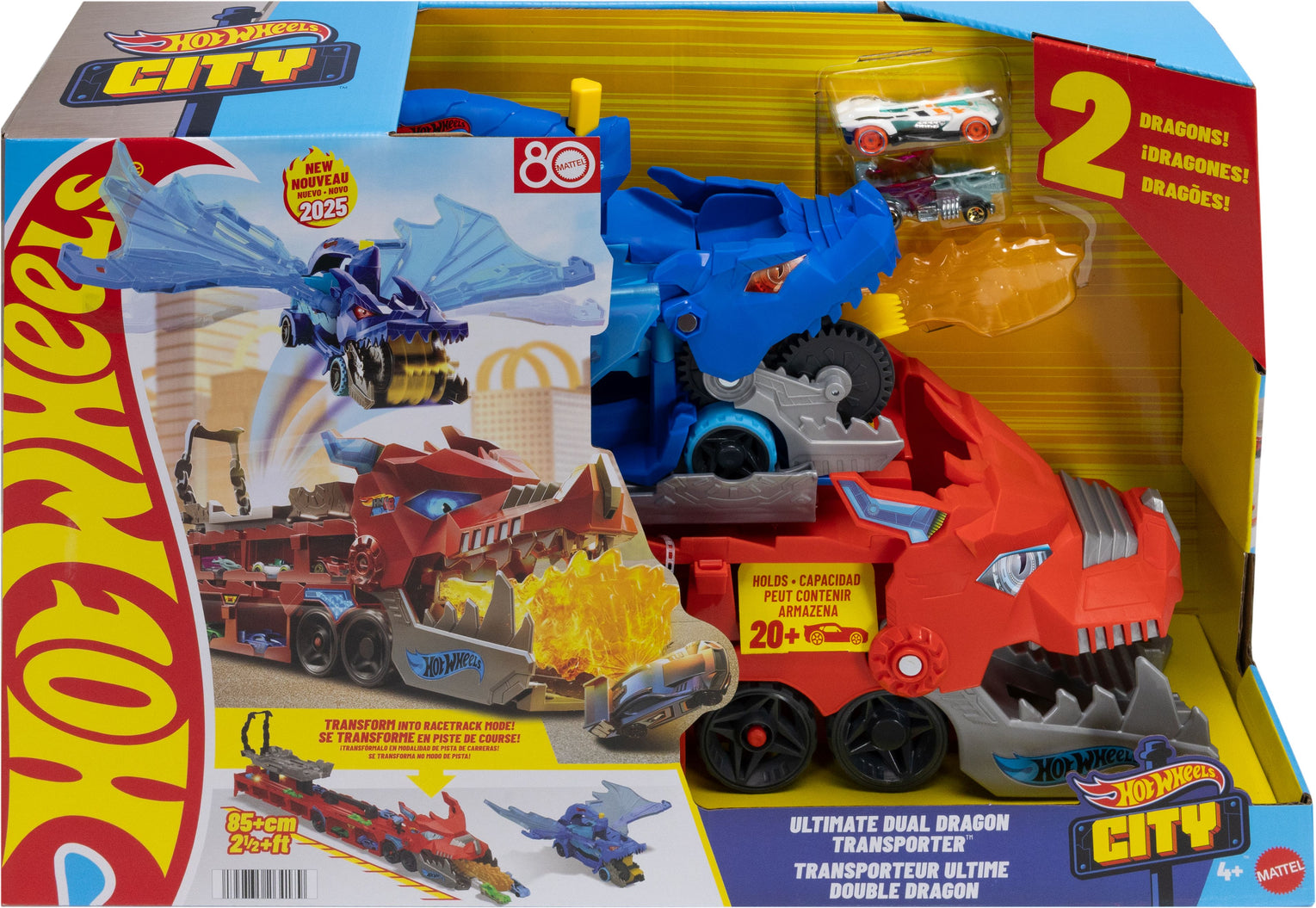 Hot Wheels City Hot Wheels ultimativer 2-in-1 Drachentransporter