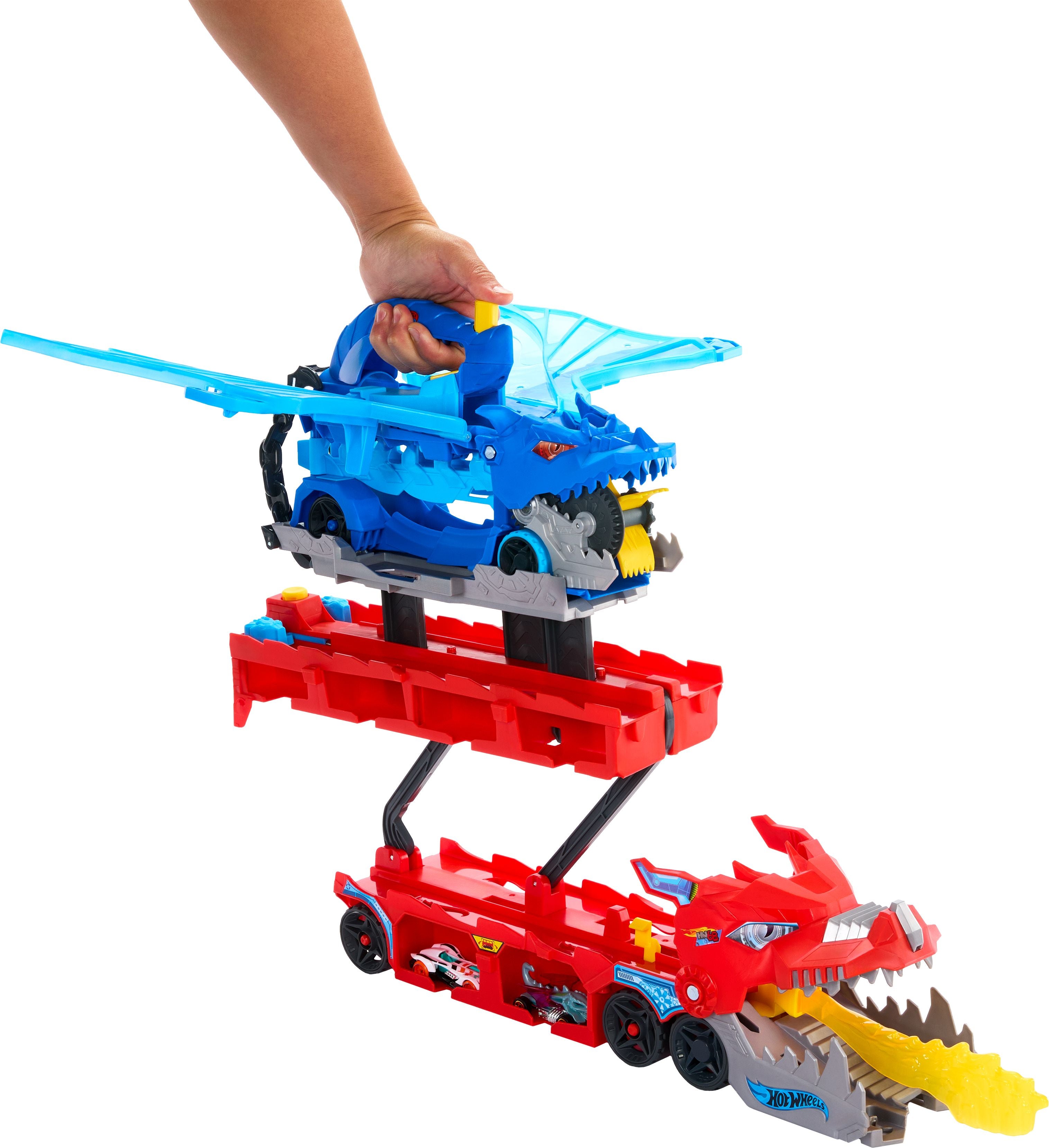 Hot Wheels City Hot Wheels ultimativer 2-in-1 Drachentransporter - Bild 4