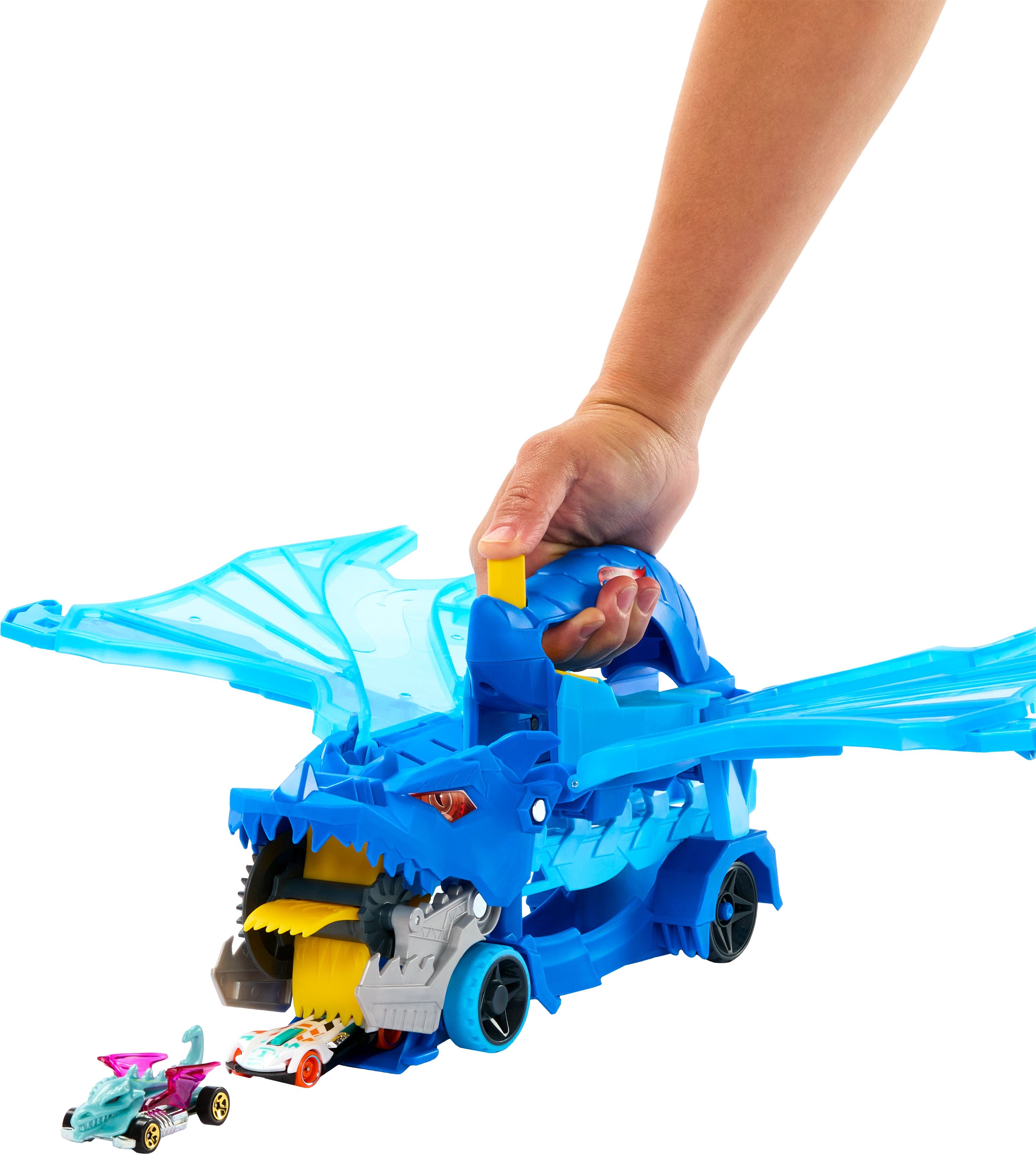Hot Wheels City Hot Wheels ultimativer 2-in-1 Drachentransporter - Bild 5